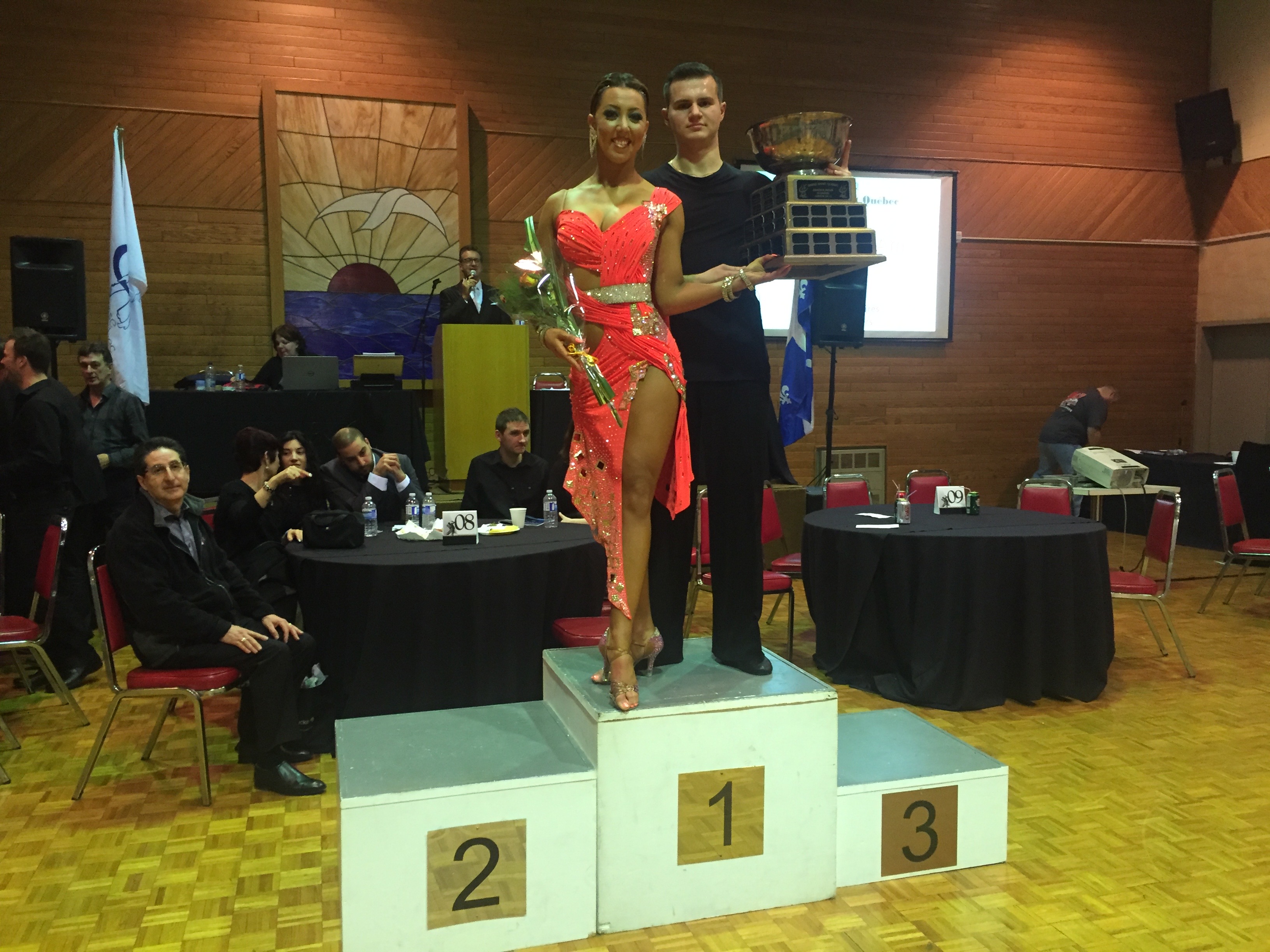 Sarah-Maude Thibaudeau et Daniel Zaharia - Danse Sportive Champions Qébécois