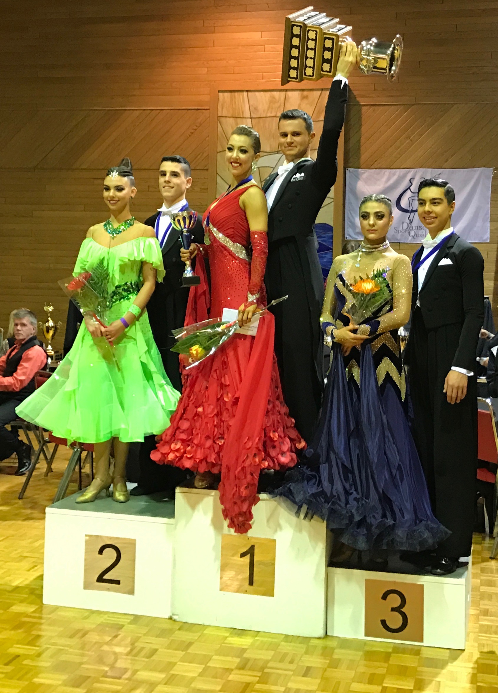 Sarah-Maude Thibaudeau et Daniel Zaharia - Champions Québécois en danse sportive