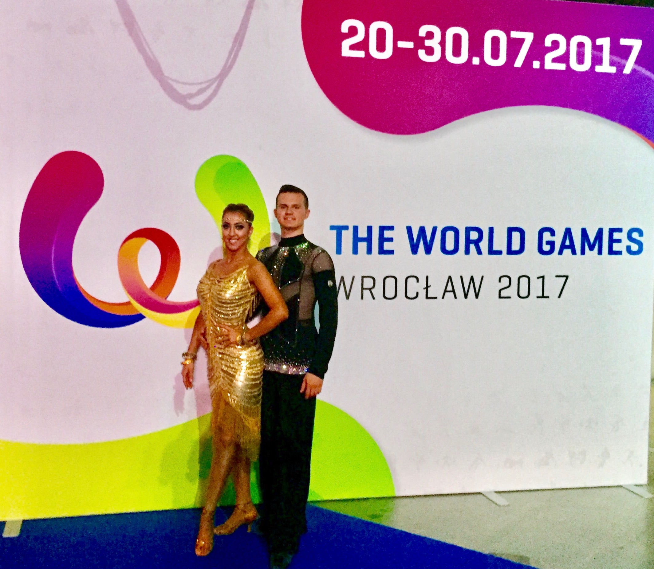 Sarah-Maude Thibaudeau et Daniel Zaharia - World Games 2017 in Wroclaw, Poland (Dance Sport).